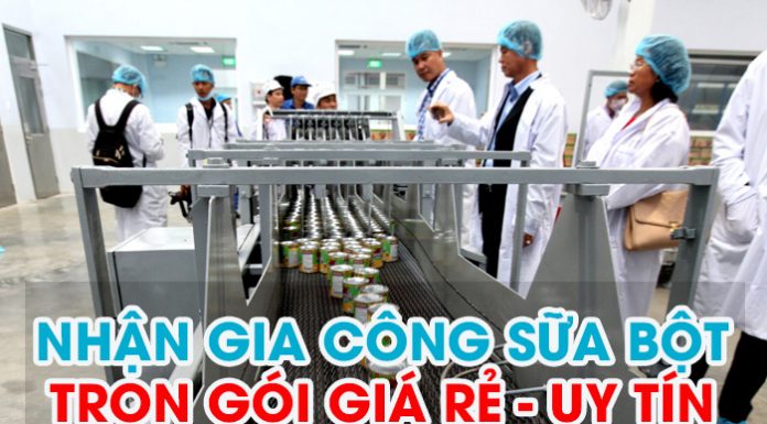 gia công sữa bột